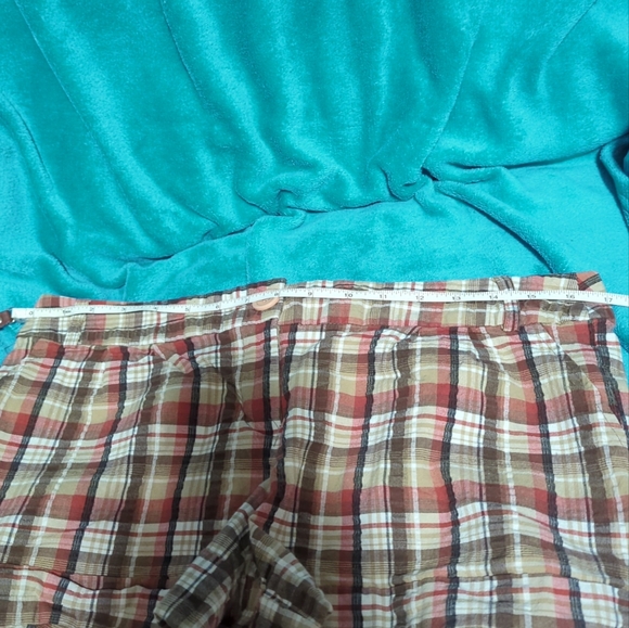 XOXO Plaid Shorts Size 13/14 Short Shorts Mid Rise 3" Inseam Cotton/Spandex - Picture 6 of 9